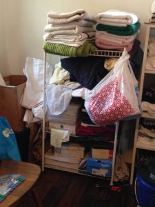 clothes shelf