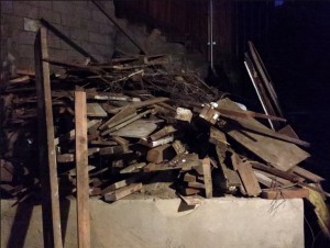 wood pile